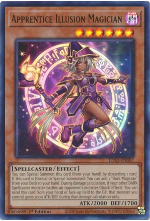 Apprentice Illusion Magician - LDS3-EN087 - Ultra Rare