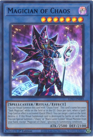 Magician of Chaos (Blue) - LDS3-EN089 - Ultra Rare