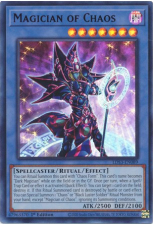 Magician of Chaos (Red) - LDS3-EN089 - Ultra Rare