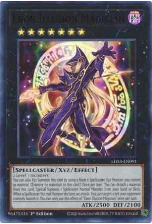 Ebon Illusion Magician (Red) - LDS3-EN091 - Ultra Rare