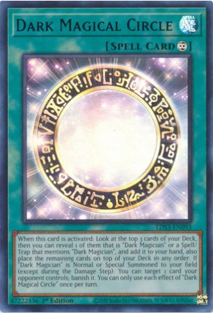 Dark Magical Circle (Blue) - LDS3-EN093 - Ultra Rare