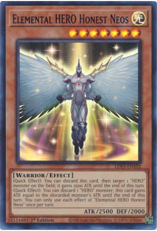 Elemental HERO Honest Neos (Blue) - LDS3-EN102 - Ultra Rare