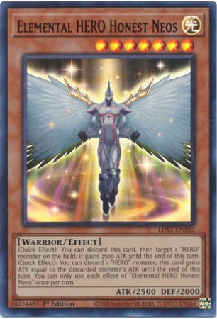 Elemental HERO Honest Neos (Red) - LDS3-EN102 - Ultra Rare