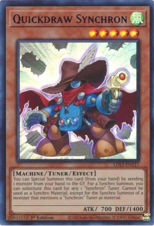 Quickdraw Synchron (Blue) - LDS3-EN117 - Ultra Rare