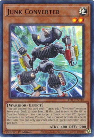 Junk Converter (Blue) - LDS3-EN118 - Ultra Rare