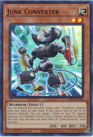 Junk Converter (Red) - LDS3-EN118 - Ultra Rare