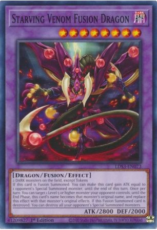 Starving Venom Fusion Dragon - LDS3-EN073 - Common