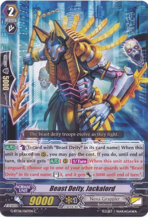 Beast Deity, Jackalord - G-BT06/067EN - C