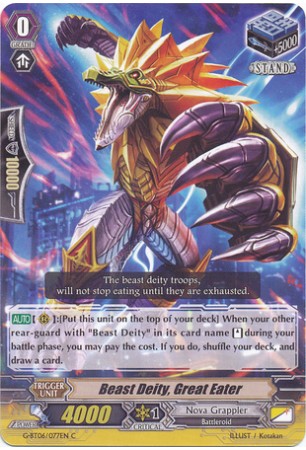 Beast Deity, Great Eater - G-BT06/077EN - C