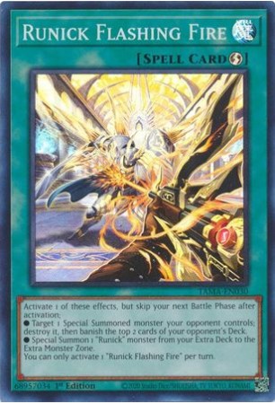 Runick Flashing Fire - TAMA-EN030 - Super Rare