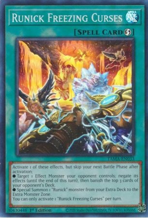 Runick Freezing Curses - TAMA-EN033 - Super Rare