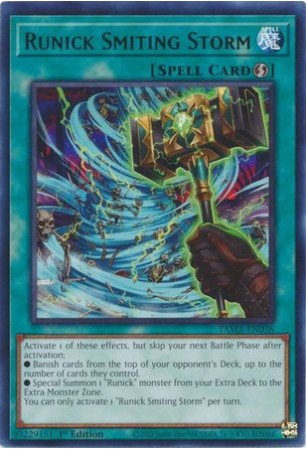 Runick Smiting Storm - TAMA-EN036 - Rare