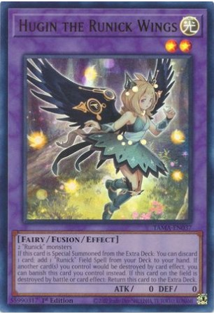 Hugin the Runick Wings - TAMA-EN037 - Ultra Rare