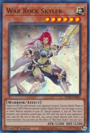 War Rock Skyler - MP22-EN054 - Ultra Rare