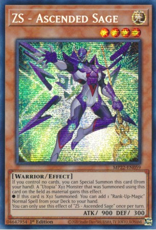 ZS - Ascended Sage - MP22-EN059 - Prismatic Secret Rare