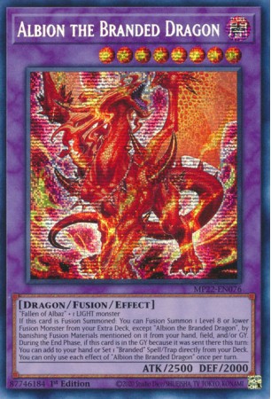 Albion the Branded Dragon - MP22-EN076 - Prismatic Secret Rare