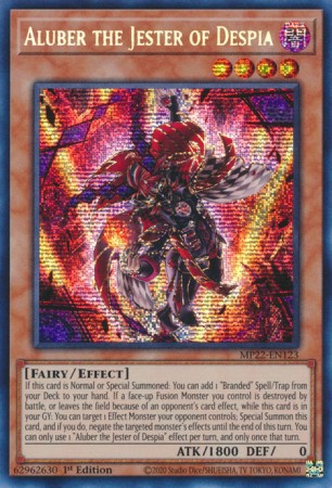 Aluber the Jester of Despia - MP22-EN123 - Prismatic Secret Rare