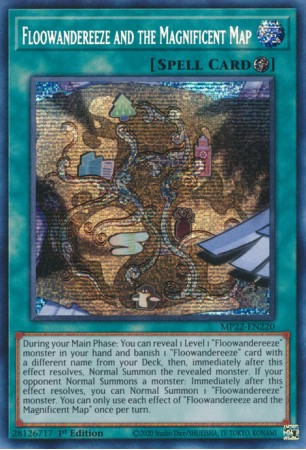 Floowandereeze and the Magnificent Map - MP22-EN220 - Prismatic Secret Rare