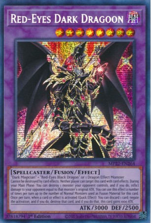 Red-Eyes Dark Dragoon - MP22-EN264 - Prismatic Secret Rare