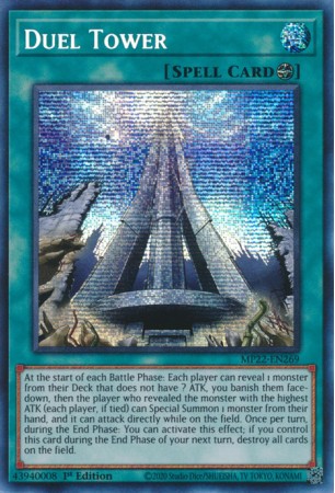 Duel Tower - MP22-EN269 - Prismatic Secret Rare