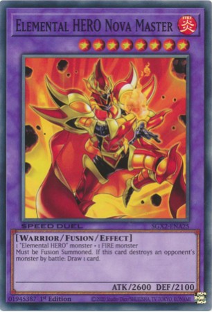 Elemental HERO Nova Master - SGX2-ENA25 - Common