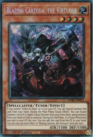 Blazing Cartesia, the Virtuous - DABL-EN011 - Secret Rare