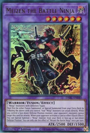 Meizen the Battle Ninja - DABL-EN040 - Ultra Rare