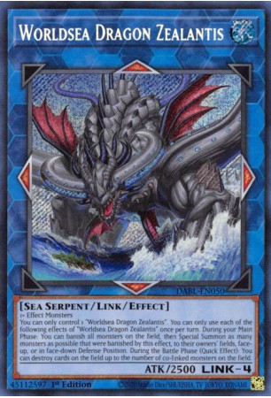 Worldsea Dragon Zealantis - DABL-EN050 - Secret Rare