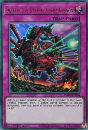 Destructive Daruma Karma Cannon - DABL-EN084 - Ultra Rare