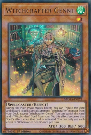 Witchcrafter Genni - MAMA-EN023 - Ultra Rare