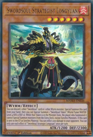 Swordsoul Strategist Longyuan - MAMA-EN036 - Ultra Rare