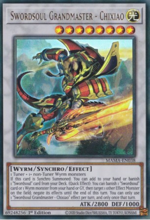 Swordsoul Grandmaster - Chixiao - MAMA-EN038 - Ultra Rare