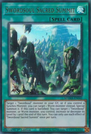 Swordsoul Sacred Summit - MAMA-EN042 - Ultra Rare