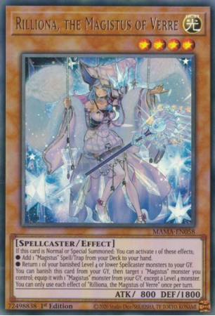 Rilliona, the Magistus of Verre - MAMA-EN058 - Ultra Rare