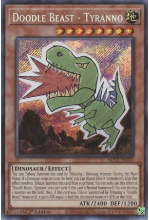 Doodle Beast - Tyranno - BLCR-EN033 - Secret Rare