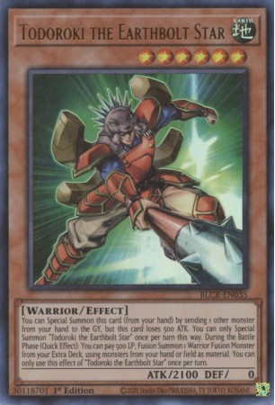 Todoroki the Earthbolt Star - BLCR-EN035 - Ultra Rare