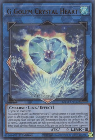 G Golem Crystal Heart - BLCR-EN042 - Ultra Rare