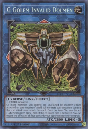 G Golem Invalid Dolmen - BLCR-EN044 - Secret Rare