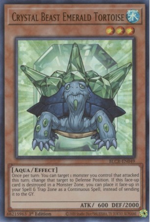 Crystal Beast Emerald Tortoise - BLCR-EN049 - Ultra Rare