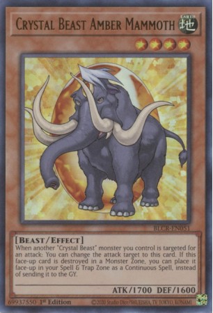 Crystal Beast Amber Mammoth - BLCR-EN051 - Ultra Rare