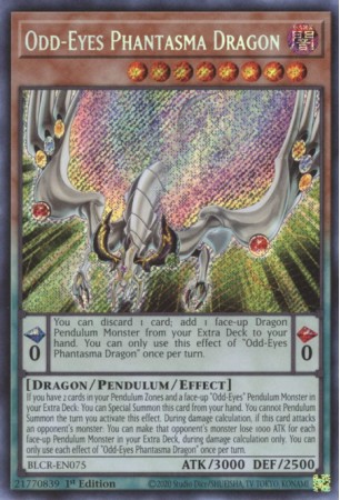 Odd-Eyes Phantasma Dragon - BLCR-EN075 - Secret Rare