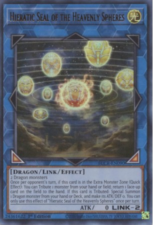 Hieratic Seal of the Heavenly Spheres - BLCR-EN090 - Ultra Rare