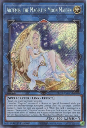 Artemis, the Magistus Moon Maiden - BLCR-EN095 - Secret Rare