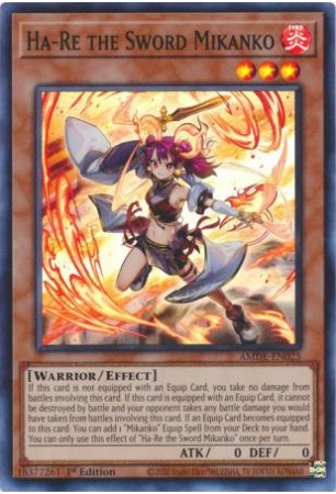 Ha-Re the Sword Mikanko - AMDE-EN025 - Super Rare