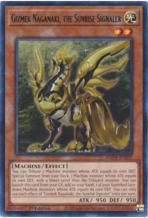 Gizmek Naganaki, the Sunrise Signaler - AMDE-EN037 - Rare