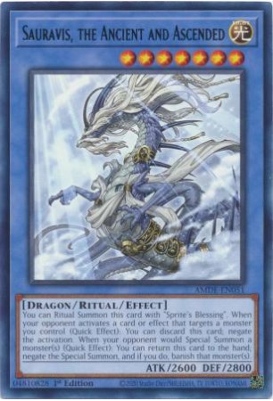 Sauravis, the Ancient and Ascended - AMDE-EN051 - Rare