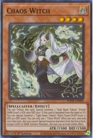 Chaos Witch - PHHY-EN009 - Super Rare