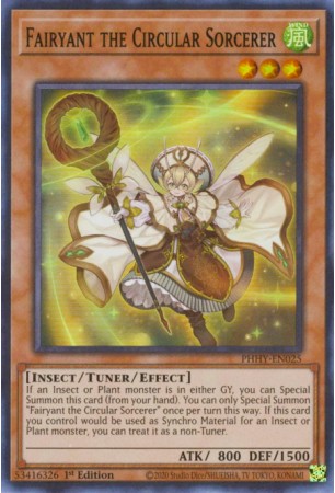 Fairyant the Circular Sorcerer - PHHY-EN025 - Super Rare