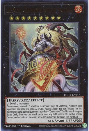 Laevatein, Generaider Boss of Shadows - PHHY-EN047 - Ultra Rare