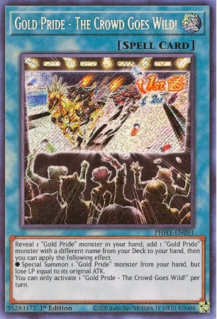 Gold Pride - The Crowd Goes Wild! - PHHY-EN091 - Secret Rare